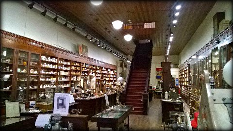 inside view of the pharmacy and medical museum